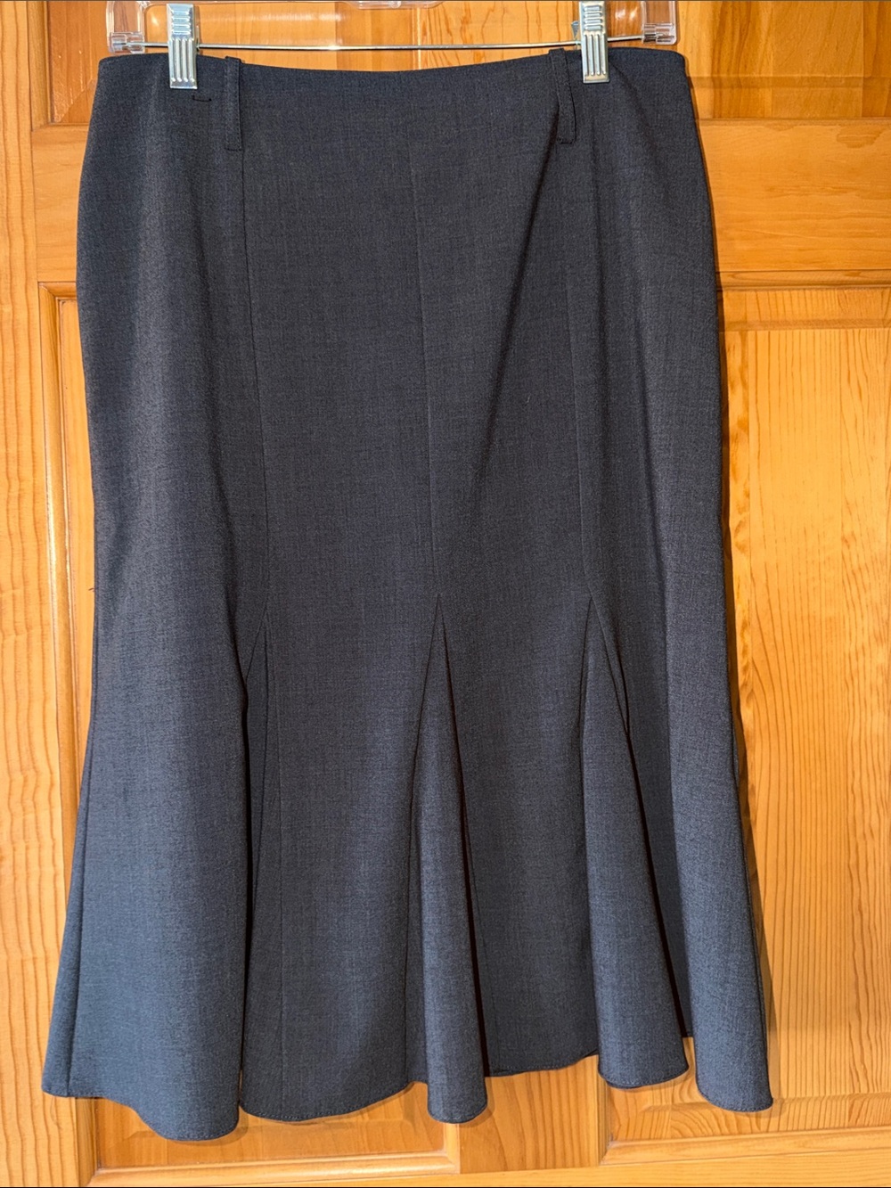 Tribal Black A-Line Panel Flared Skirt